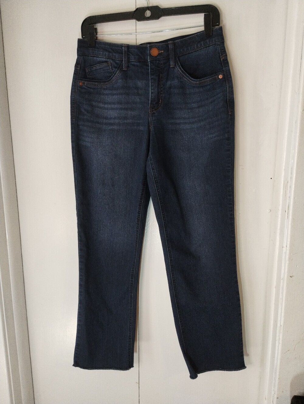 Democracy Dark Indigo Straight-Leg Jeans